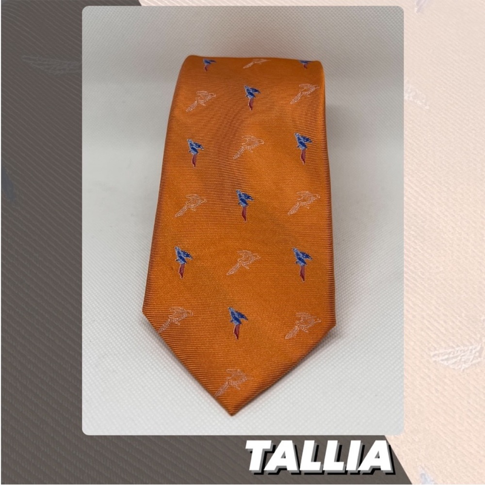 EUC Tallia Parrot Print Tie